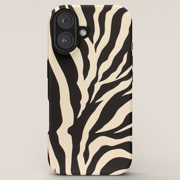 Zebra African Animal Print Pattern iPhone Case