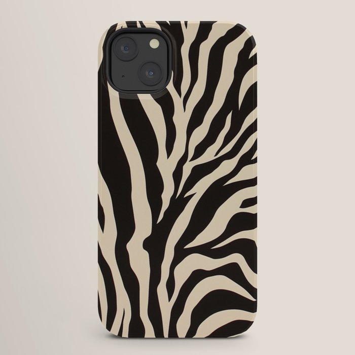 Zebra African Animal Print Pattern iPhone Case