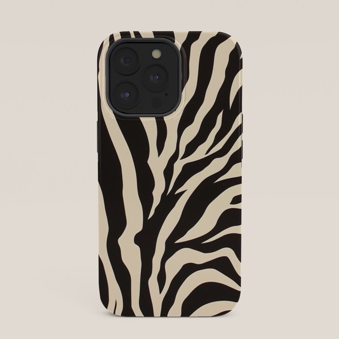 Zebra African Animal Print Pattern iPhone Case