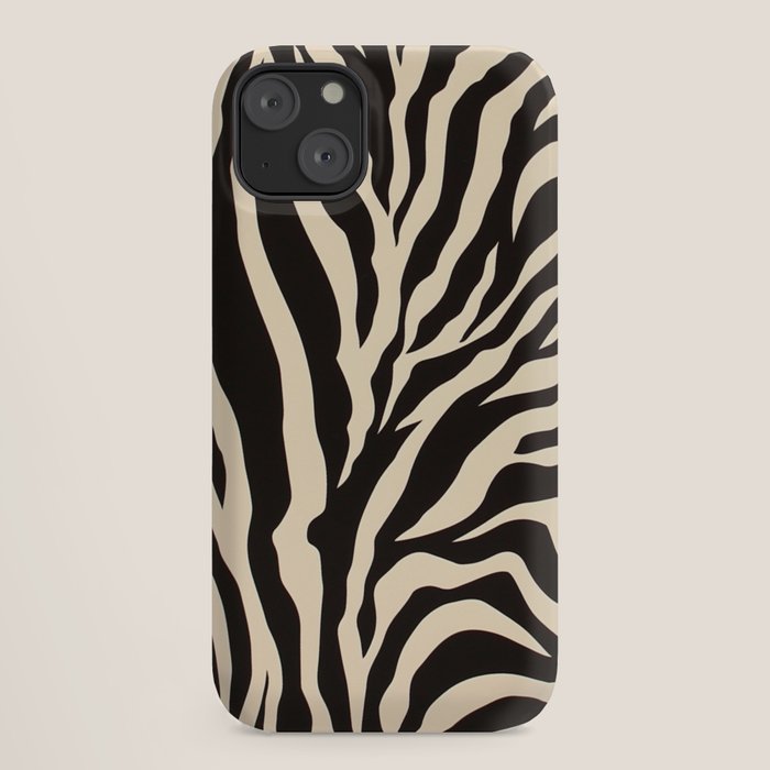 Zebra African Animal Print Pattern iPhone Case