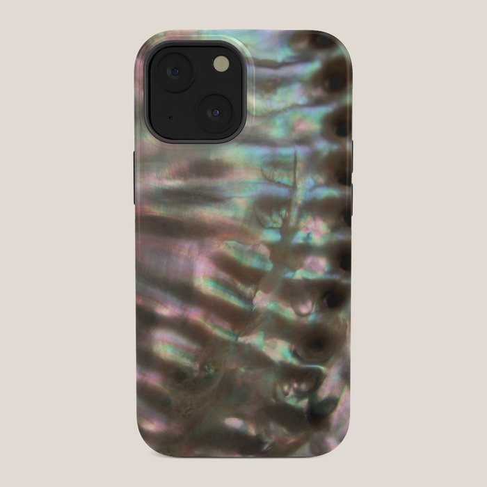 Shimmery Greenish Pink Abalone Mother of Pearl iPhone Case