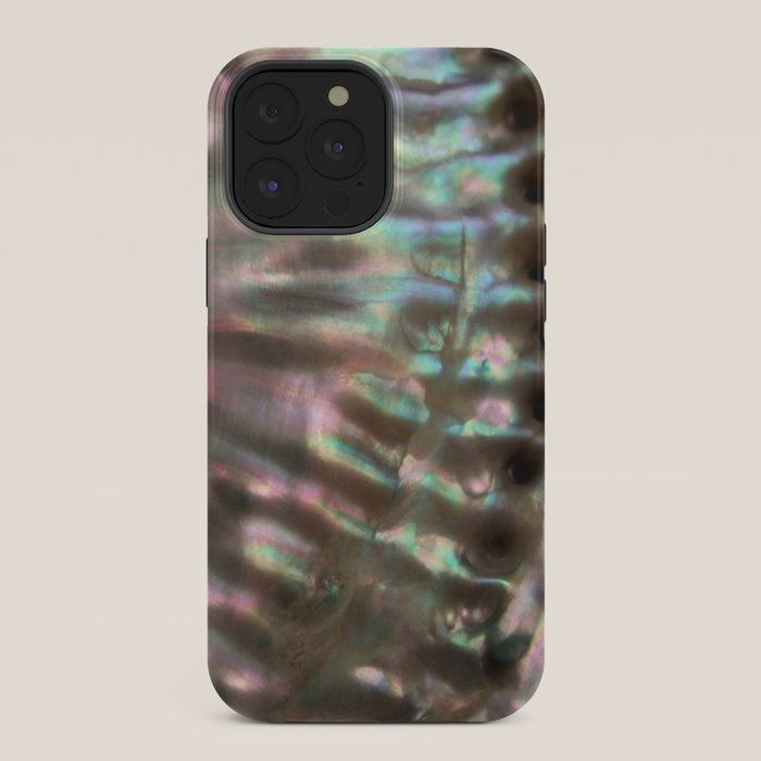 Shimmery Greenish Pink Abalone Mother of Pearl iPhone Case