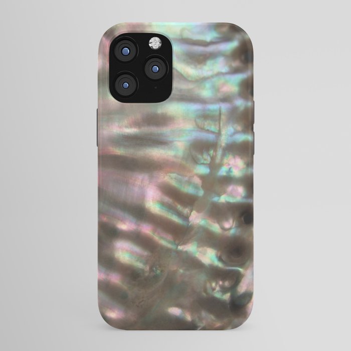 Shimmery Greenish Pink Abalone Mother of Pearl iPhone Case
