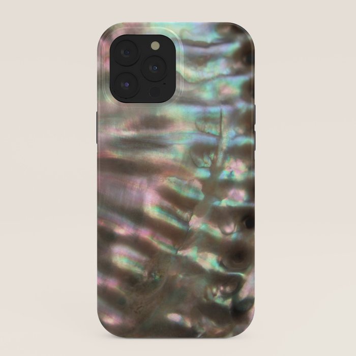 Shimmery Greenish Pink Abalone Mother of Pearl iPhone Case