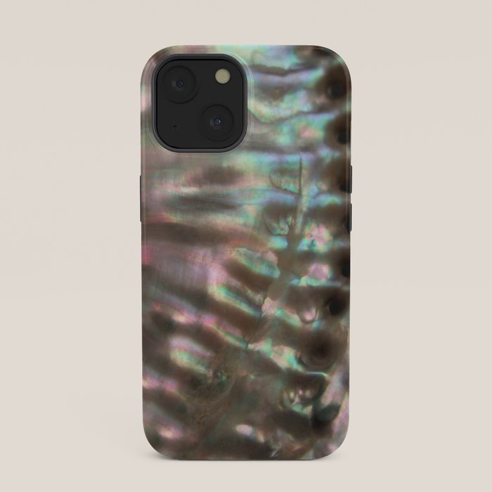Shimmery Greenish Pink Abalone Mother of Pearl iPhone Case