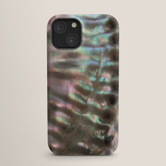 Shimmery Greenish Pink Abalone Mother of Pearl iPhone Case