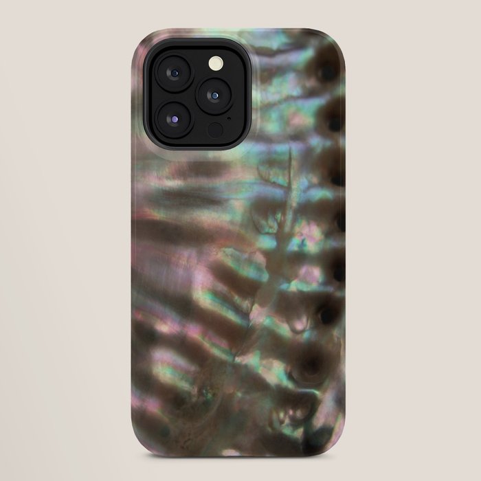 Shimmery Greenish Pink Abalone Mother of Pearl iPhone Case