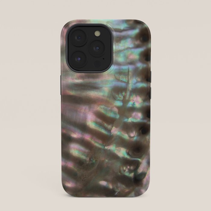 Shimmery Greenish Pink Abalone Mother of Pearl iPhone Case