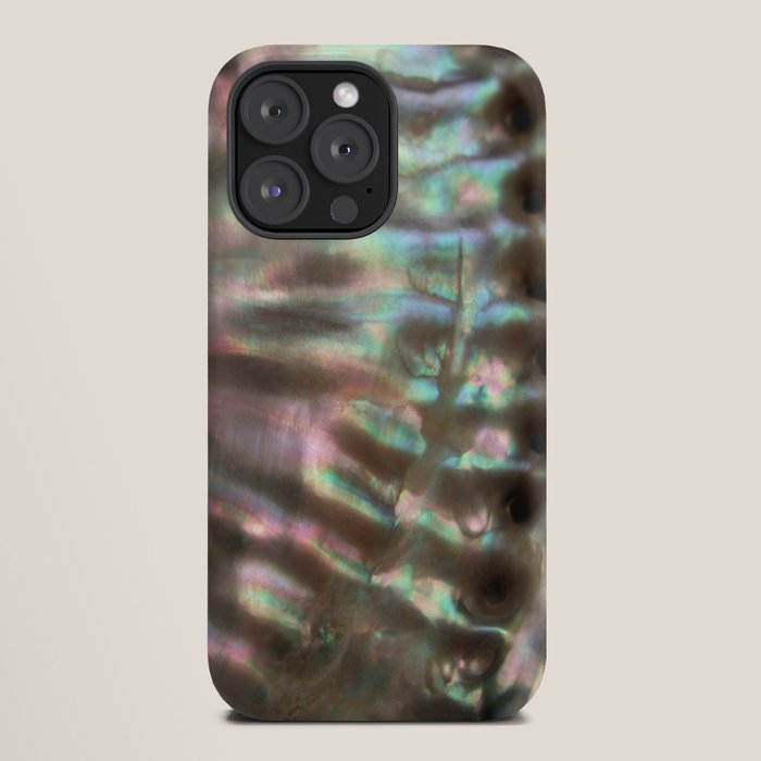 Shimmery Greenish Pink Abalone Mother of Pearl iPhone Case