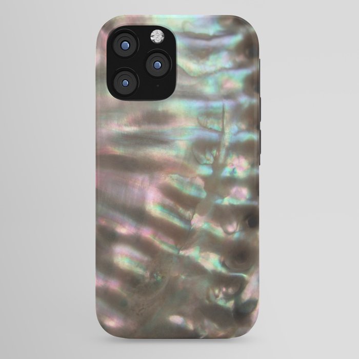 Shimmery Greenish Pink Abalone Mother of Pearl iPhone Case