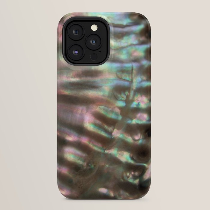 Shimmery Greenish Pink Abalone Mother of Pearl iPhone Case