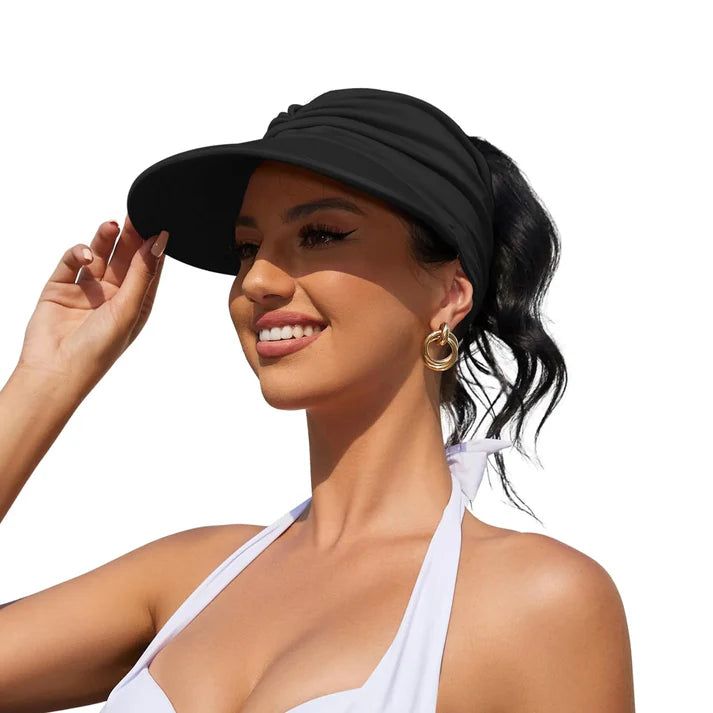🔥Women's visor cap with UPF 50+ UV protection