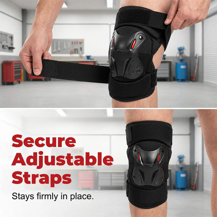🏍️ NOW 50% OFF! 🛡️ Motorcycle knee and elbow pads – Shock-resistant, adjustable straps and breathable padding – essential for safety while riding a motorcycle, skating, or cycling 💪