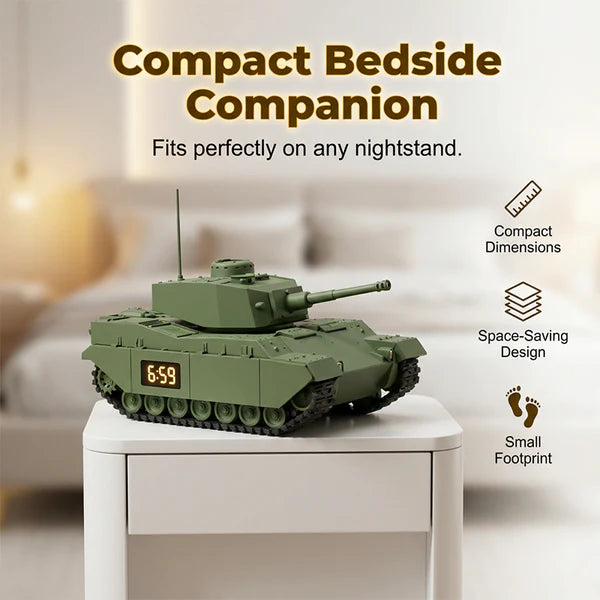 Interactive Tank Alarm Clock