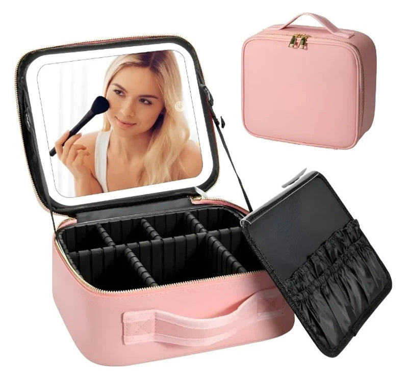 Professional LED Cosmetic Case: Your Beauty Studio Wherever You Want!