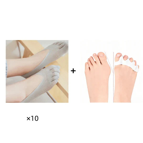 🔥Hot Sale🔥Unisex Invisible Corrective Five-Toe Socks