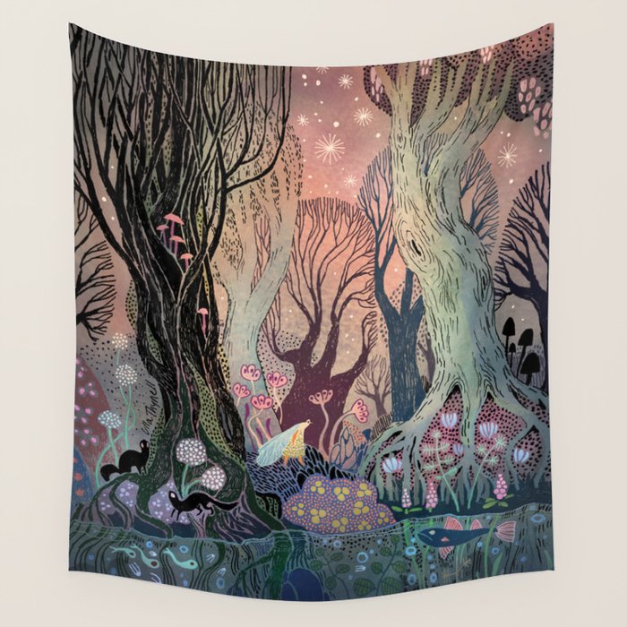 Swamp Tale Wall Tapestry