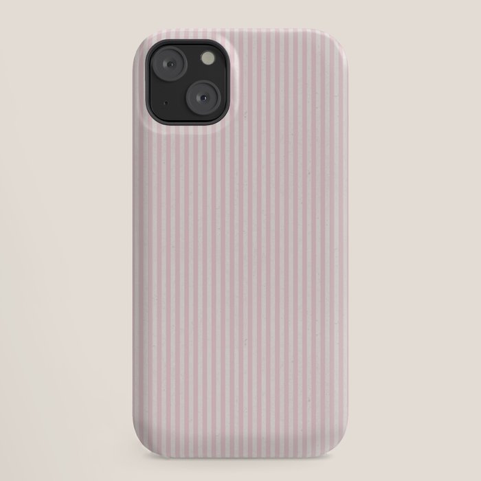 Pink Striped Pattern iPhone Case