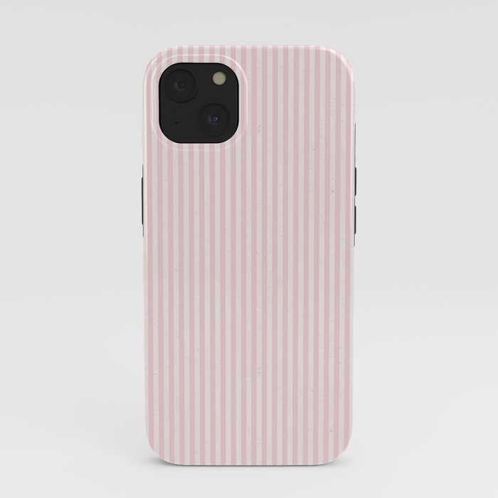 Pink Striped Pattern iPhone Case