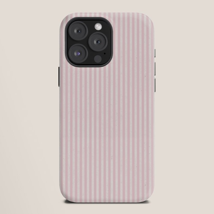Pink Striped Pattern iPhone Case