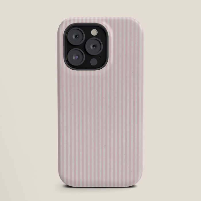Pink Striped Pattern iPhone Case