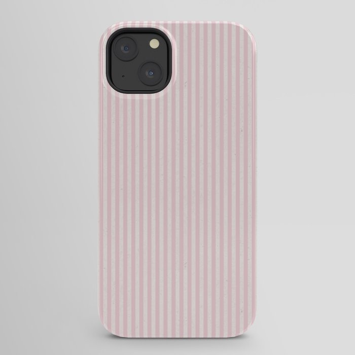 Pink Striped Pattern iPhone Case