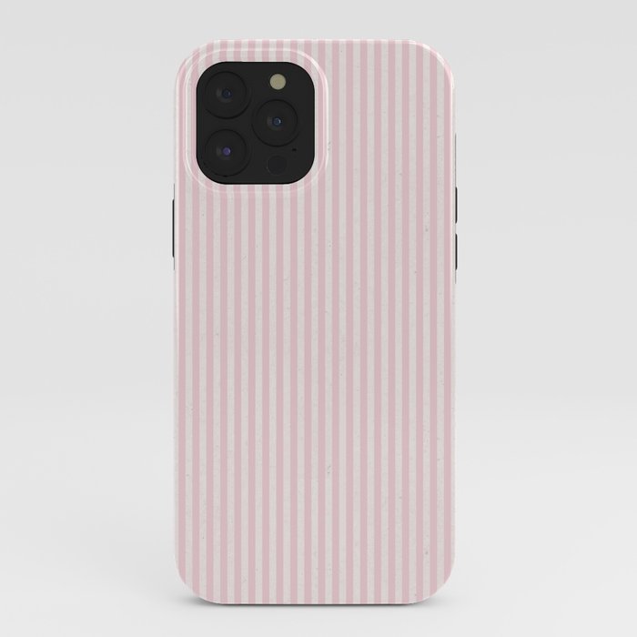 Pink Striped Pattern iPhone Case