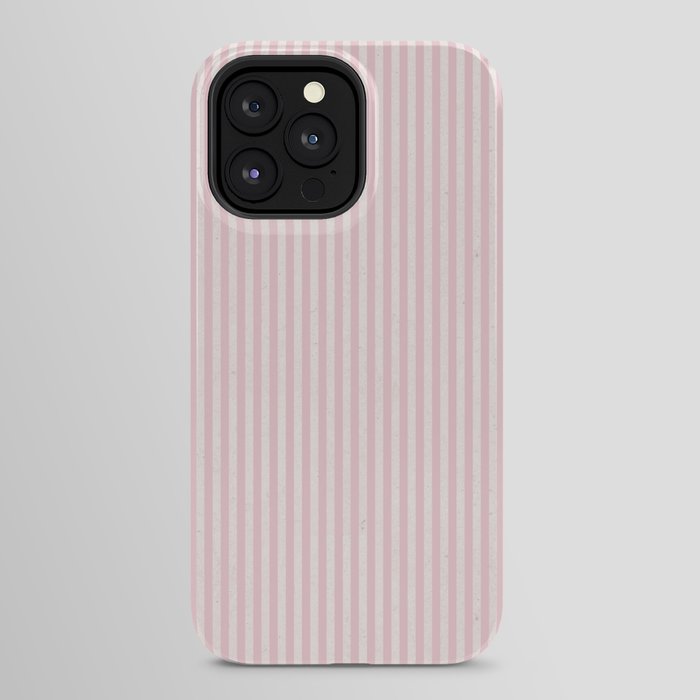 Pink Striped Pattern iPhone Case