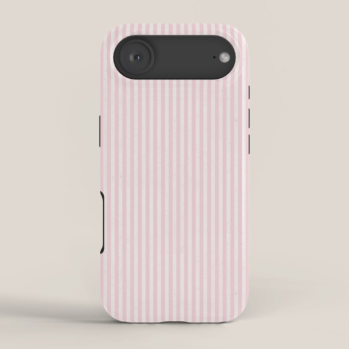 Pink Striped Pattern iPhone Case