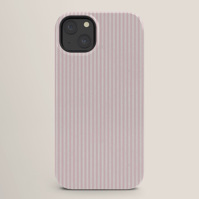 Pink Striped Pattern iPhone Case