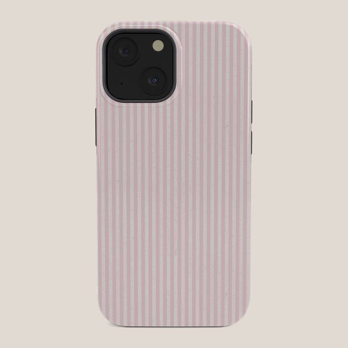 Pink Striped Pattern iPhone Case