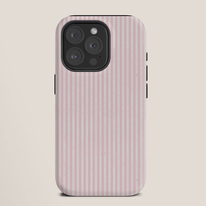 Pink Striped Pattern iPhone Case
