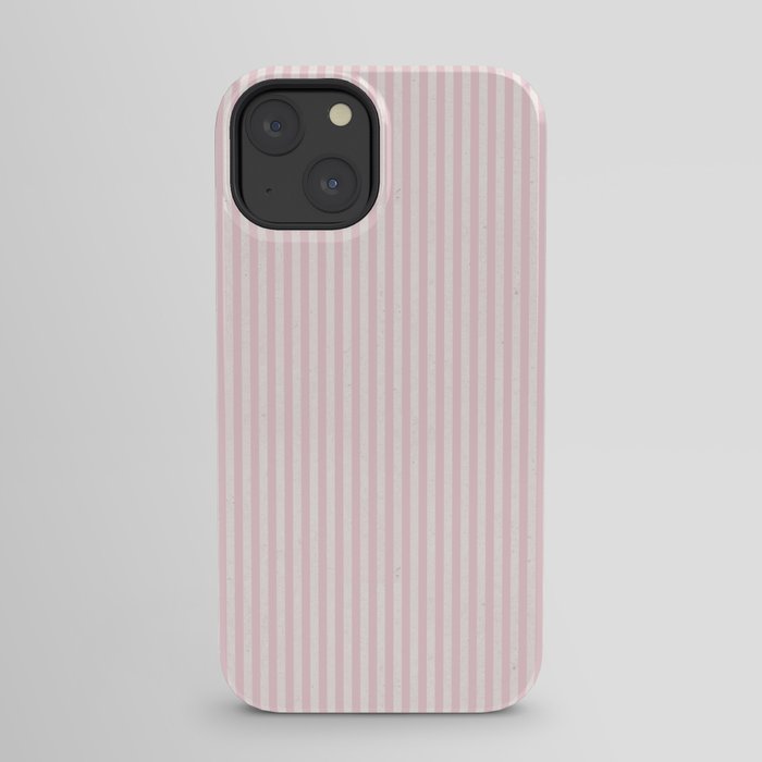 Pink Striped Pattern iPhone Case