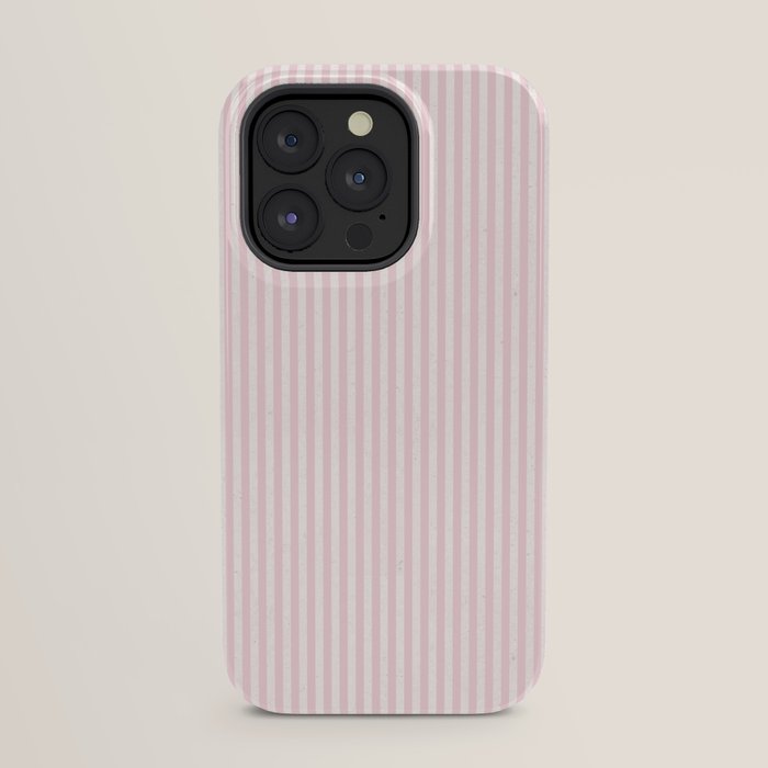 Pink Striped Pattern iPhone Case