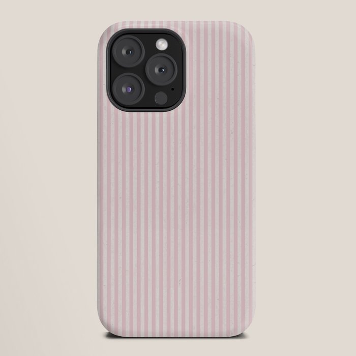 Pink Striped Pattern iPhone Case