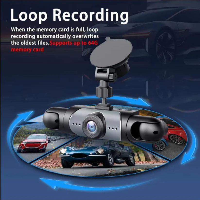 4 Channel Car Dash Cam 1080P HD