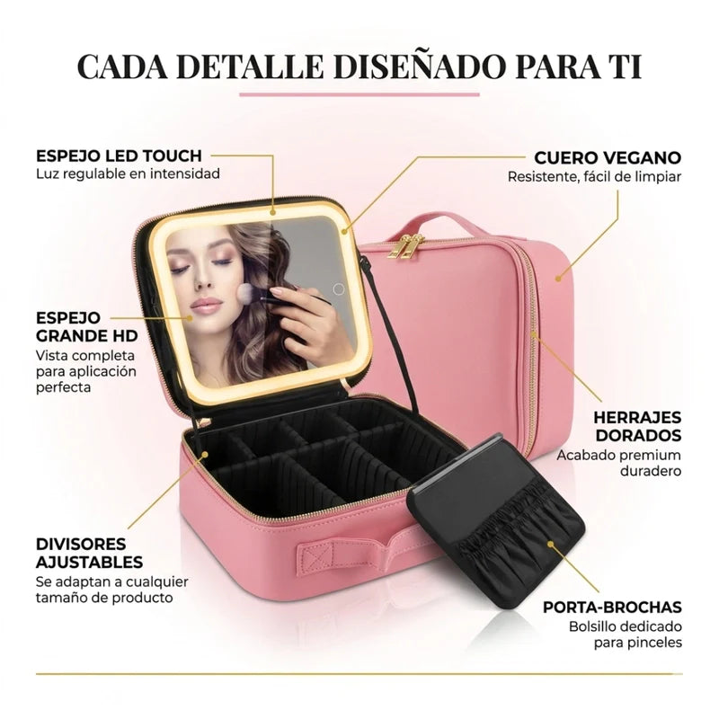 Professional LED Cosmetic Case: Your Beauty Studio Wherever You Want!