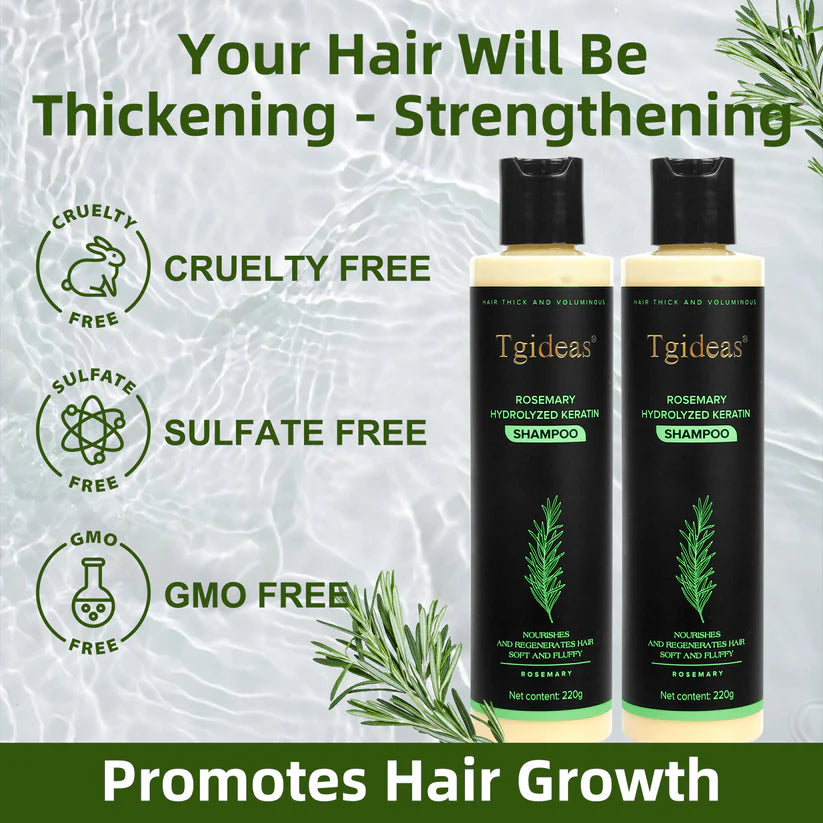 Tgideas® Rosemary Shampoo | Hair Growth & Anti-Dandruff Scalp Treatment