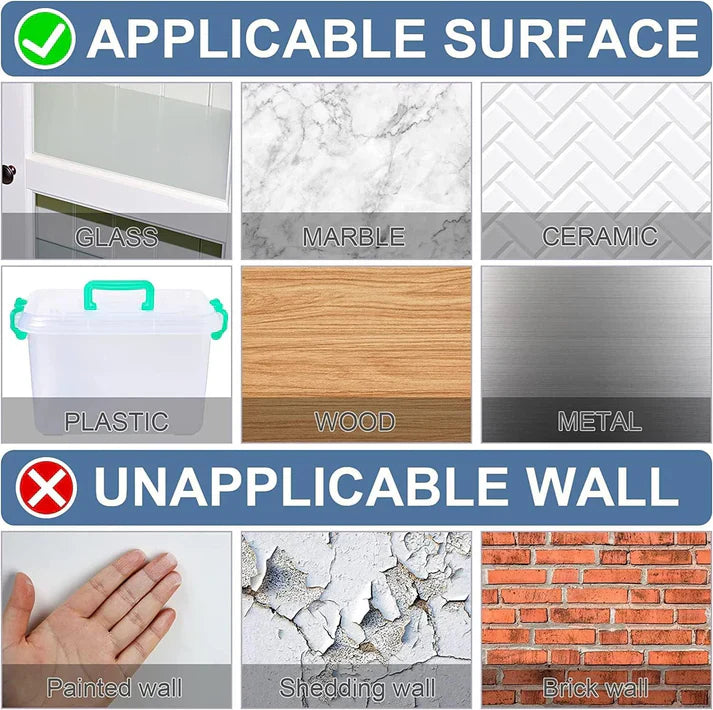 Reusable Waterproof Double Sided Adhesive Stickers (Buy 2 get 2 Free ) (60 Pcs In each Pack)