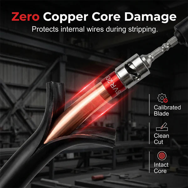 📢📢40% OFF!! ⏰Non-damage cable stripping tip