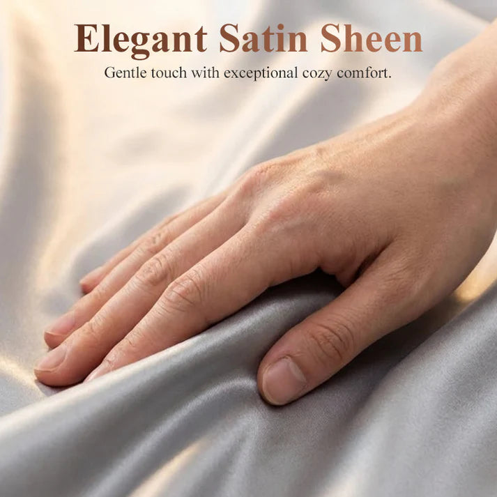 📢📢50% OFF !!! ⏰Solid Color Satin Flat Sheet