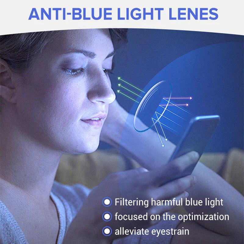 🎁🔥New Reading Glasses with Sapphire Glass and High Blue Light Protection for Dual Use✨