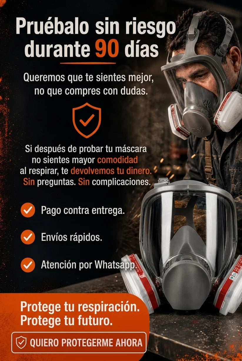 6800 SERIES FULL FACE MASK - 8 FREE FILTERS