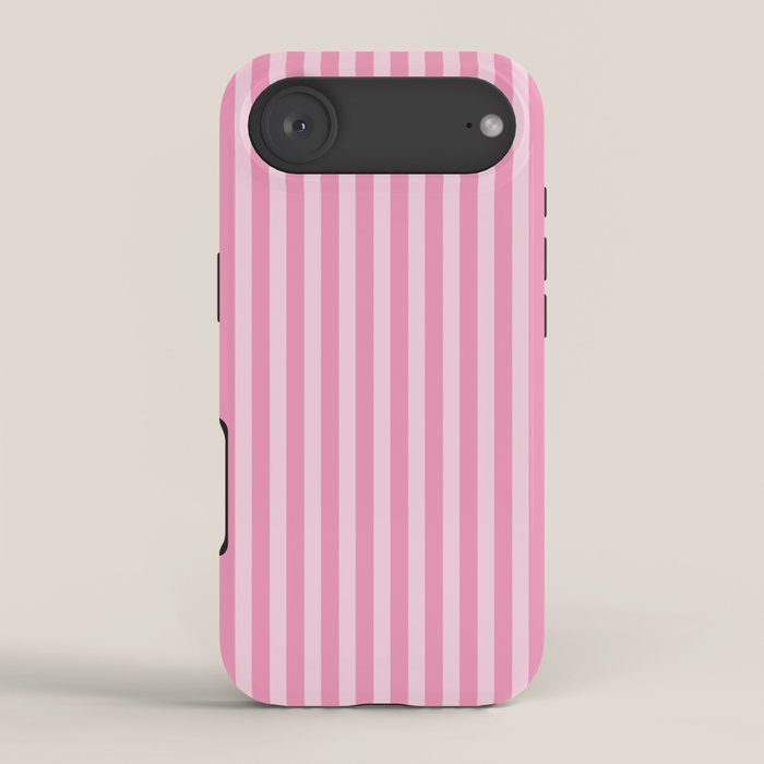 Striped Vertical 2 Pink iPhone Case