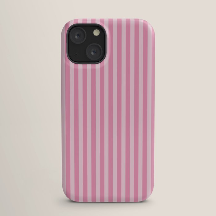 Striped Vertical 2 Pink iPhone Case