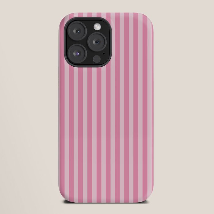 Striped Vertical 2 Pink iPhone Case