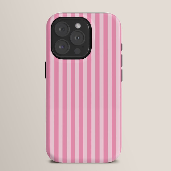Striped Vertical 2 Pink iPhone Case