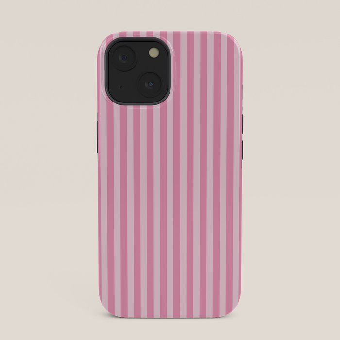 Striped Vertical 2 Pink iPhone Case
