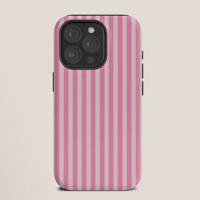 Striped Vertical 2 Pink iPhone Case