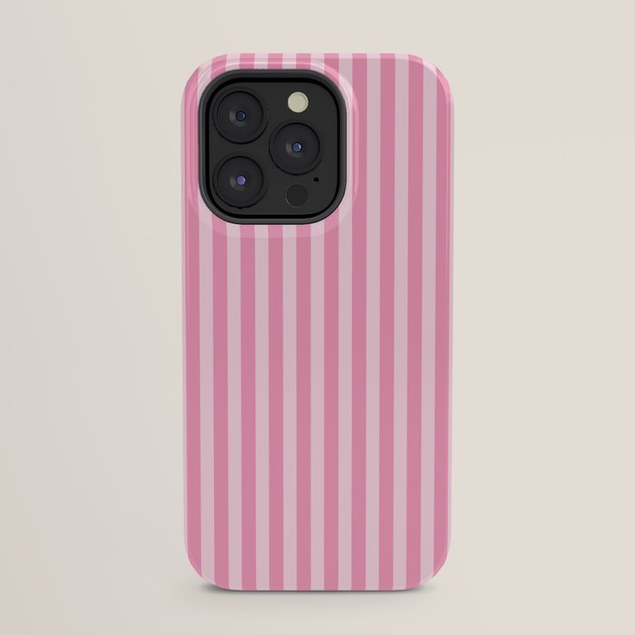 Striped Vertical 2 Pink iPhone Case